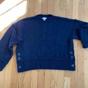 navy topshop sweater